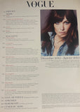 Vogue Paris Decembre 2012 / Janvier 2013