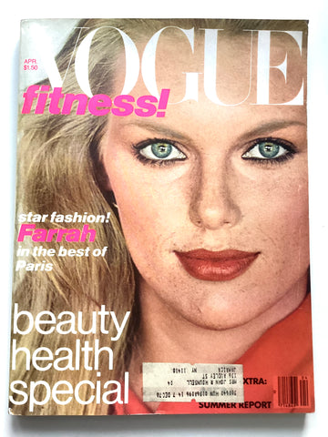 Vogue magazine April 1978 farrah fawcett majors emilio ambasz