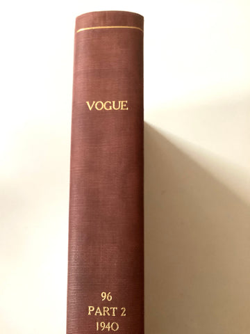 Bound Vogue magazine October 1, 1940 to December 15, 1940