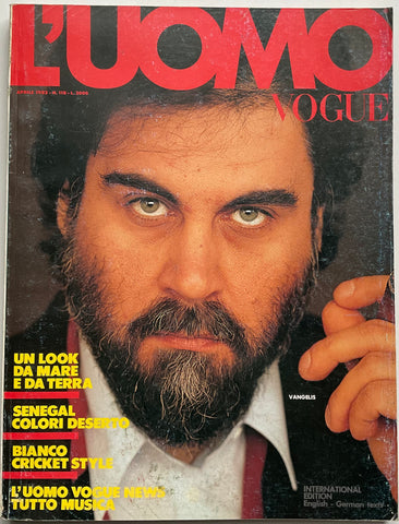 L’Uomo Vogue 1982 Vangelis