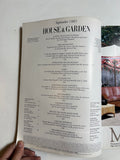 House & Garden magazine September 1985