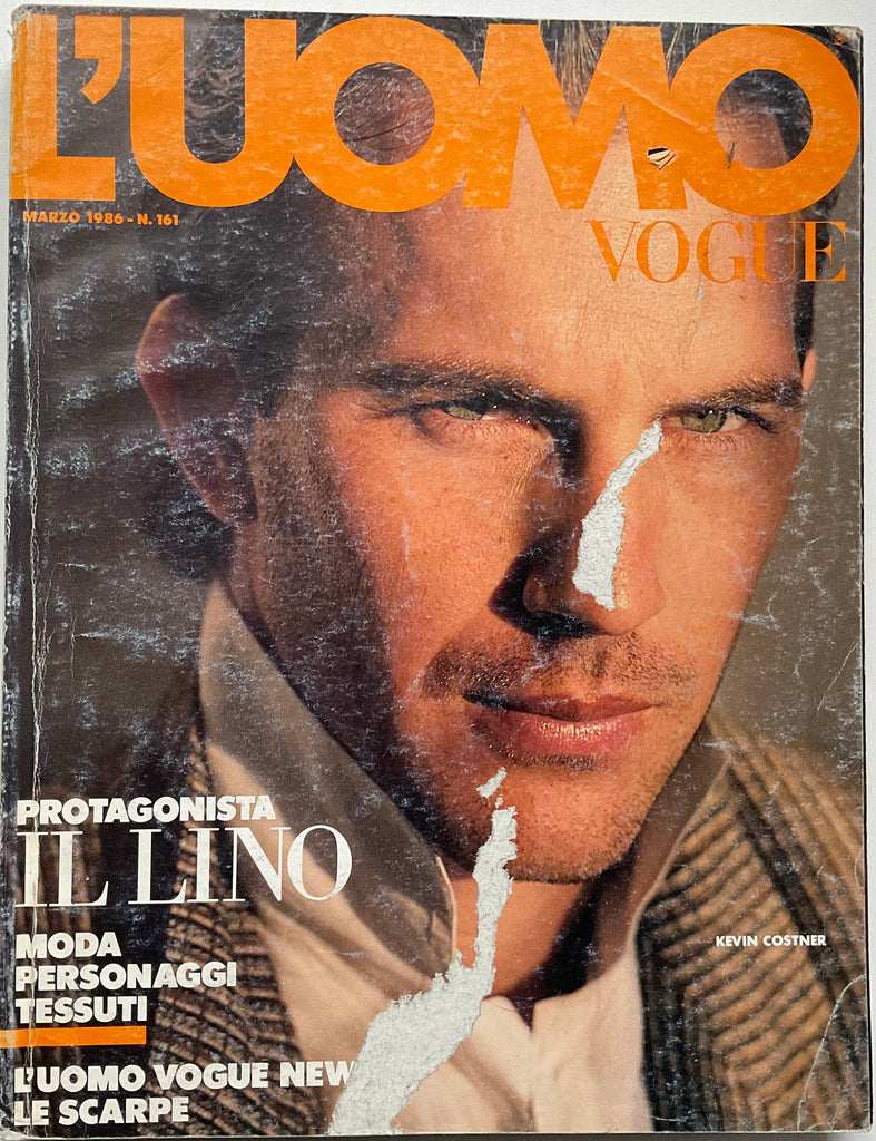 L’Uomo Vogue 1986 Kevin Costner 