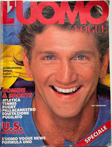 L’Uomo Vogue 1983 Joe Theismann