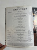 House & Garden magazine December 1986