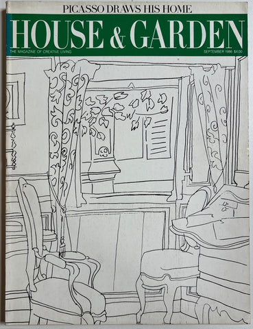 House & Garden magazine September 1986