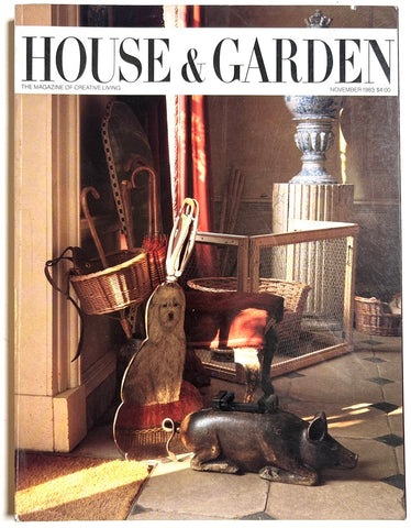 House & Garden magazine November 1983