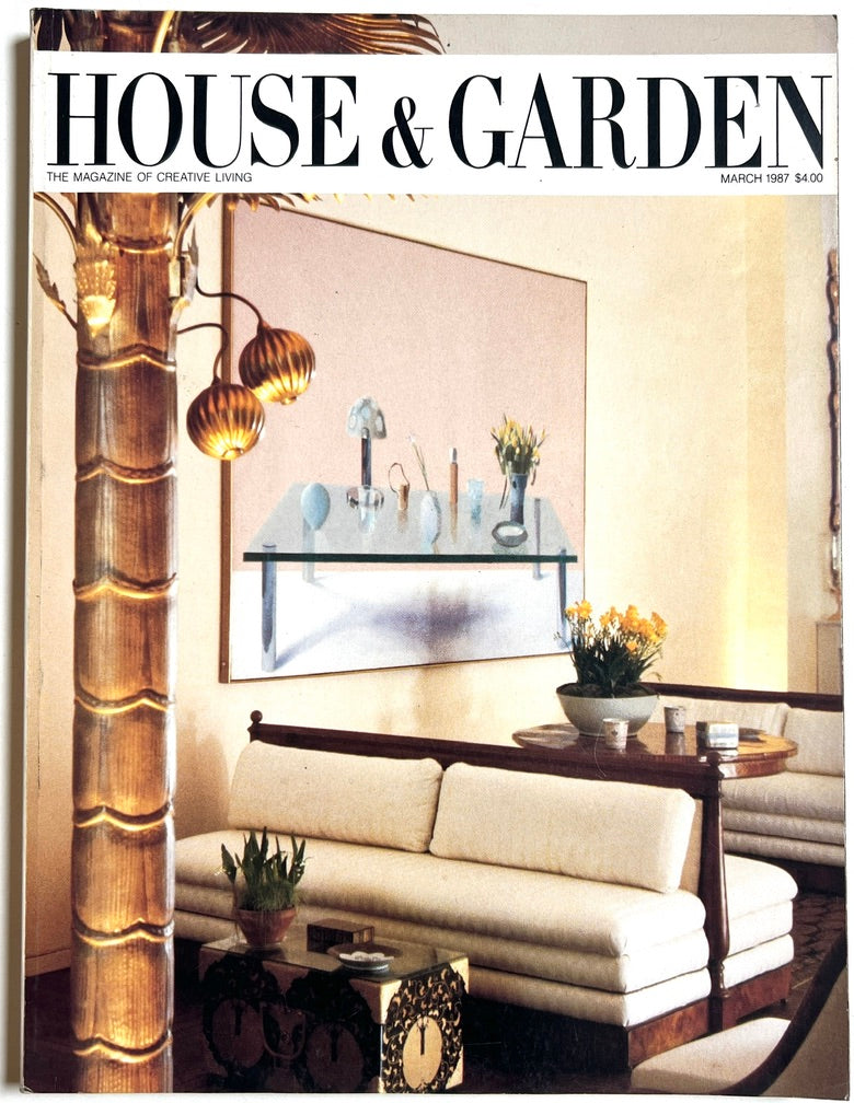 House & Garden magazine March 1987