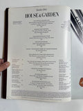 House & Garden magazine October 1983