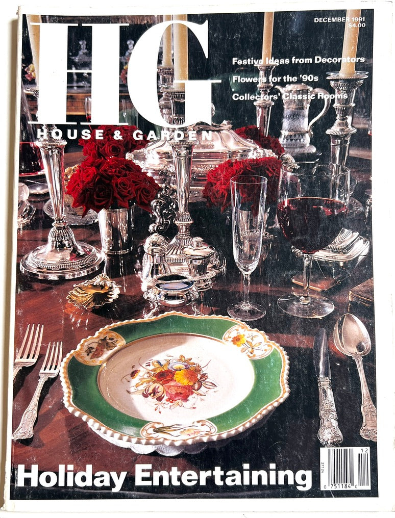 House & Garden magazine December 1991
