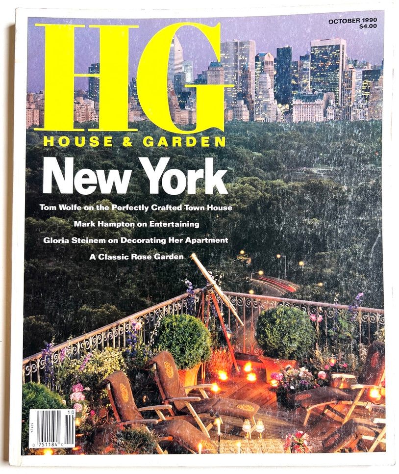 House & Garden magazine October 1990
