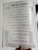 House & Garden magazine January 1988