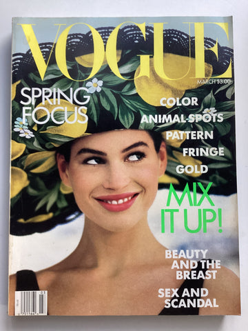 Vogue magazine March 1989