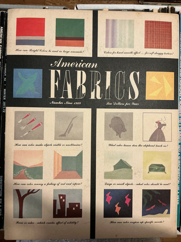 American Fabrics number nine 1949