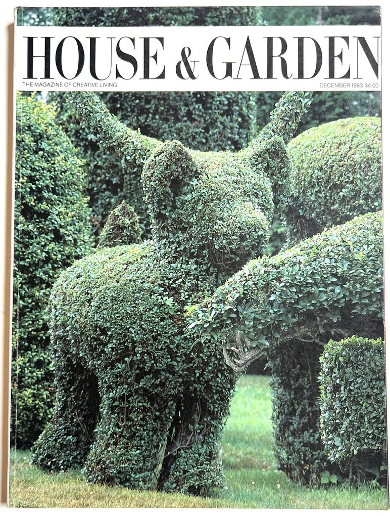 House & Garden magazine December 1983