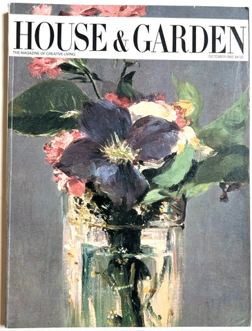 House & Garden magazine October 1983