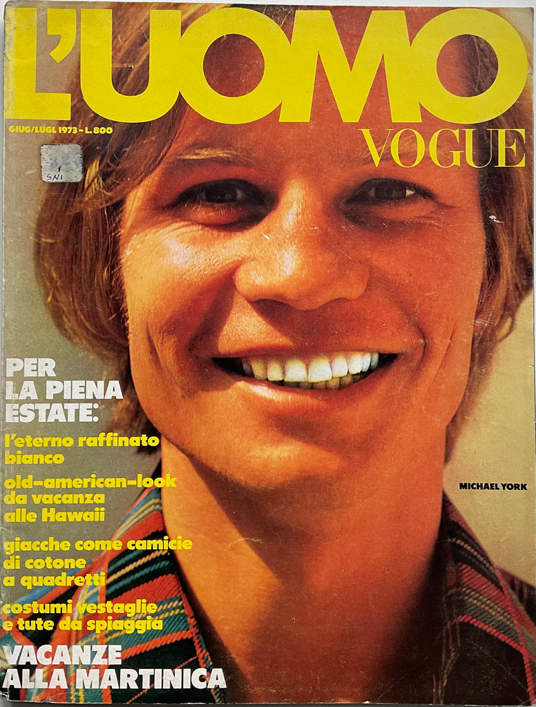 L’Uomo Vogue 1973 Michael York