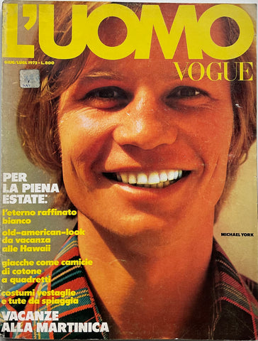 L’Uomo Vogue 1973 Michael York