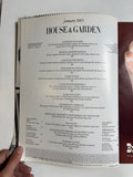 House & Garden magazine January 1985