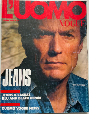 L’Uomo Vogue 1986 Clint Eastwood
