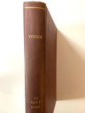Vogue magazines bound, six issues April to June 1940