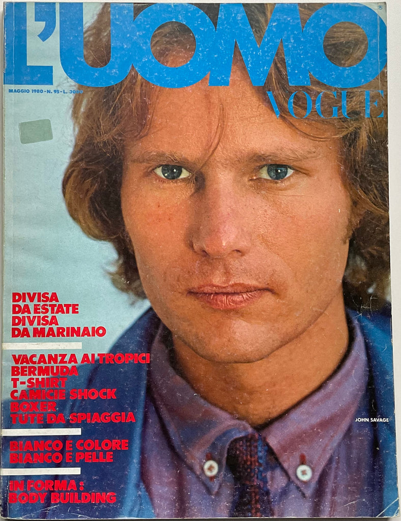 L’Uomo Vogue 1980 John Savage