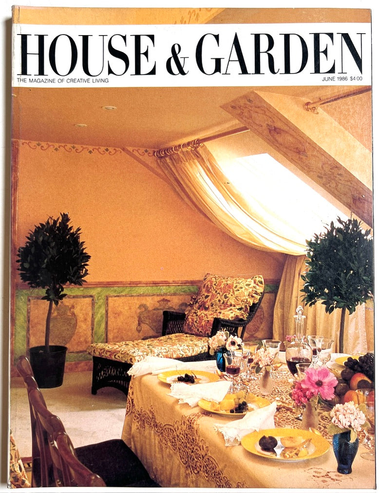 House & Garden magazine June 1986