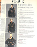 Vogue Paris Septembre 2012