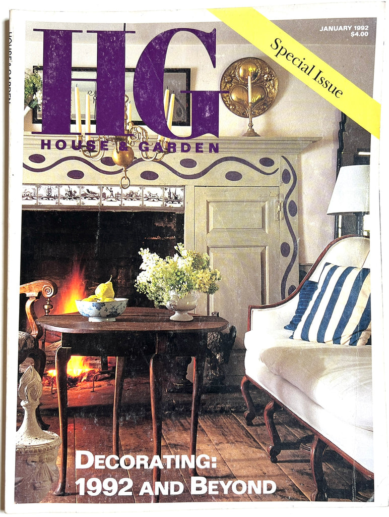 House & Garden magazine January 1992
