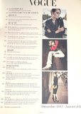 Vogue Paris Decembre 2012 / Janvier 2013