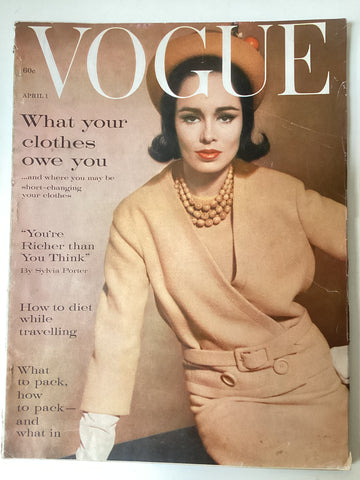 Vogue magazine April 1, 1961