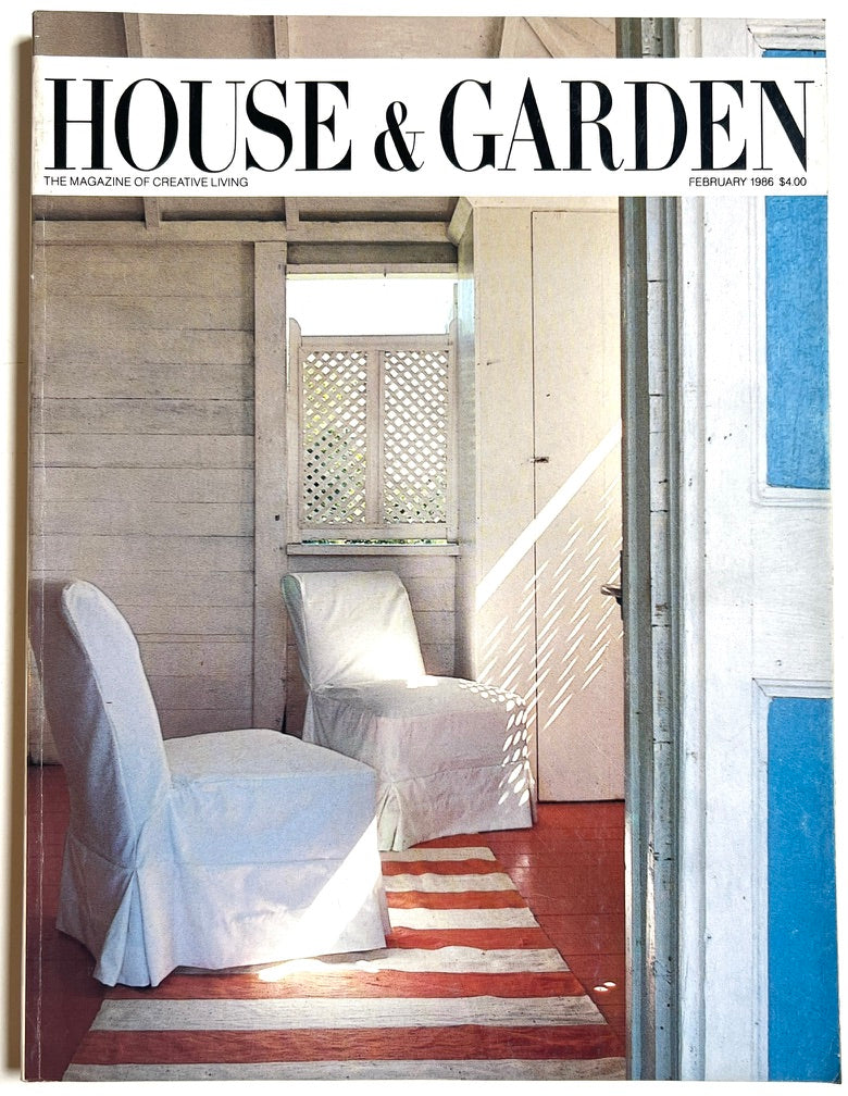 House & Garden magazine February 1986