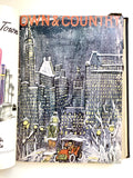 Town and Country six bound issues 1951 January, February, March, April, May, June