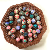 Acorn pincushions handmade with Liberty of London fabric