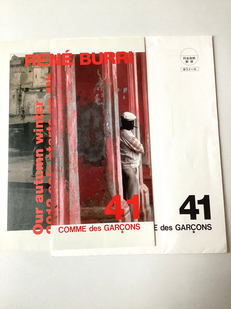 Comme des Garçons René Burri Autumn-Winter 2012 sale announcement