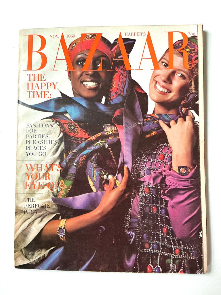 Harper's Bazaar November 1969--Bill King cover