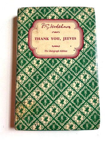 Thank You, Jeeves by P. G. Wodehouse