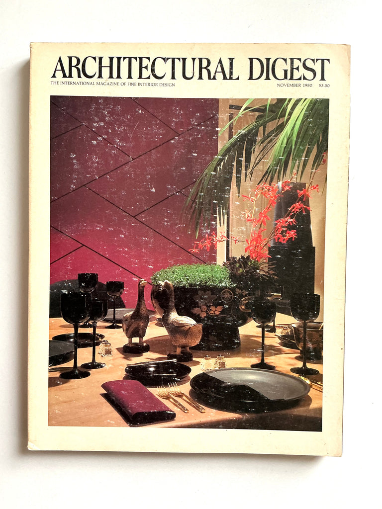 Architectural Digest November 1980