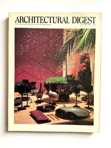 Architectural Digest November 1980