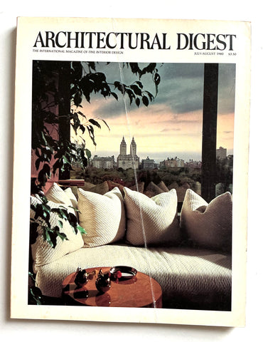 Architectural Digest July/August 1980 oliver messel ralph lauren