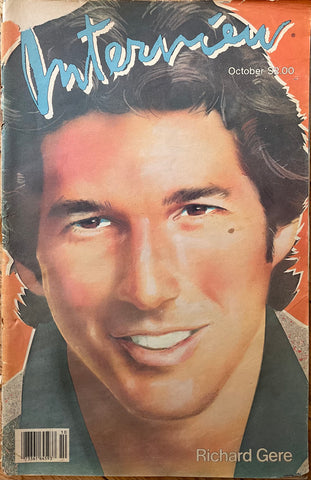 Interview Magazine October 1983 Richard Gere