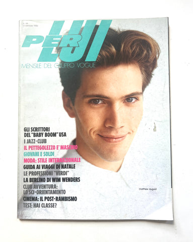Per Lui magazine dicembre 1986