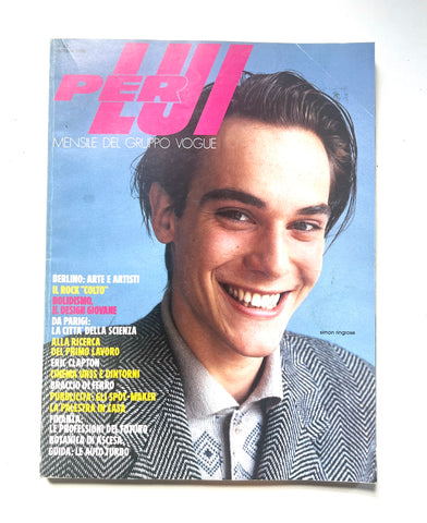 Per Lui magazine ottobre 1986 