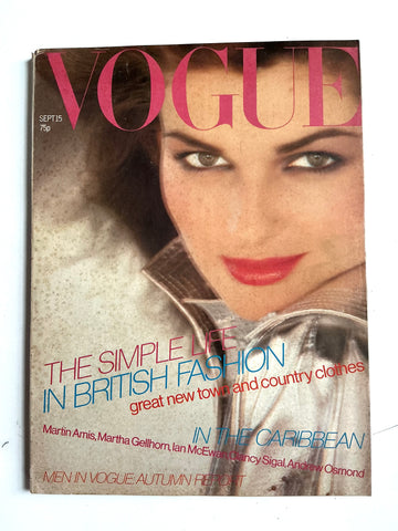 British Vogue  September 15, 1979 bruce weber