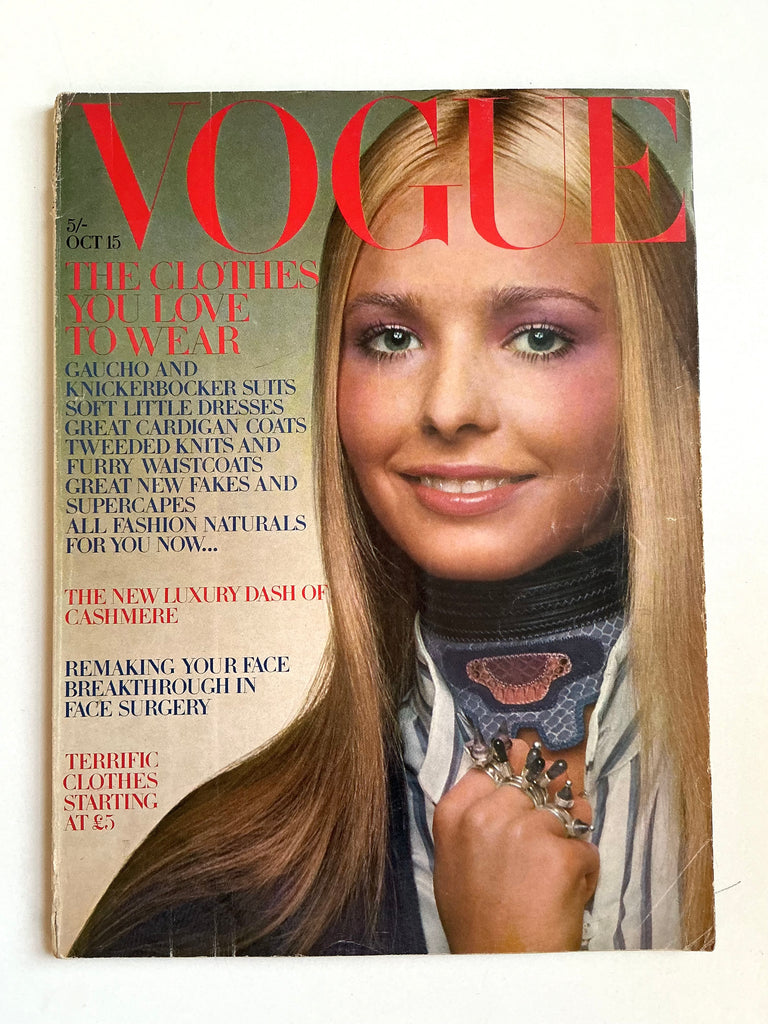 British Vogue  October 15th 1970