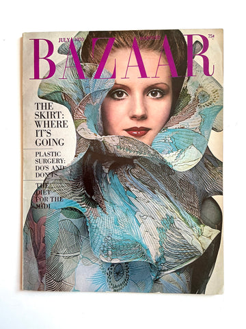 Harper's Bazaar July 1970 Guy Boudin cover