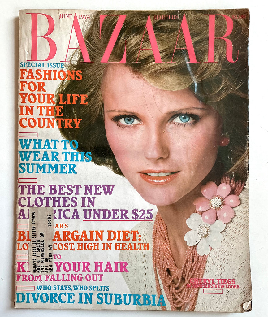 Harper's Bazaar June 1974 cheryl tiegs