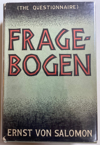[Edward Gorey] Fragebogen (The Questionnaire) by Ernst von Salomon