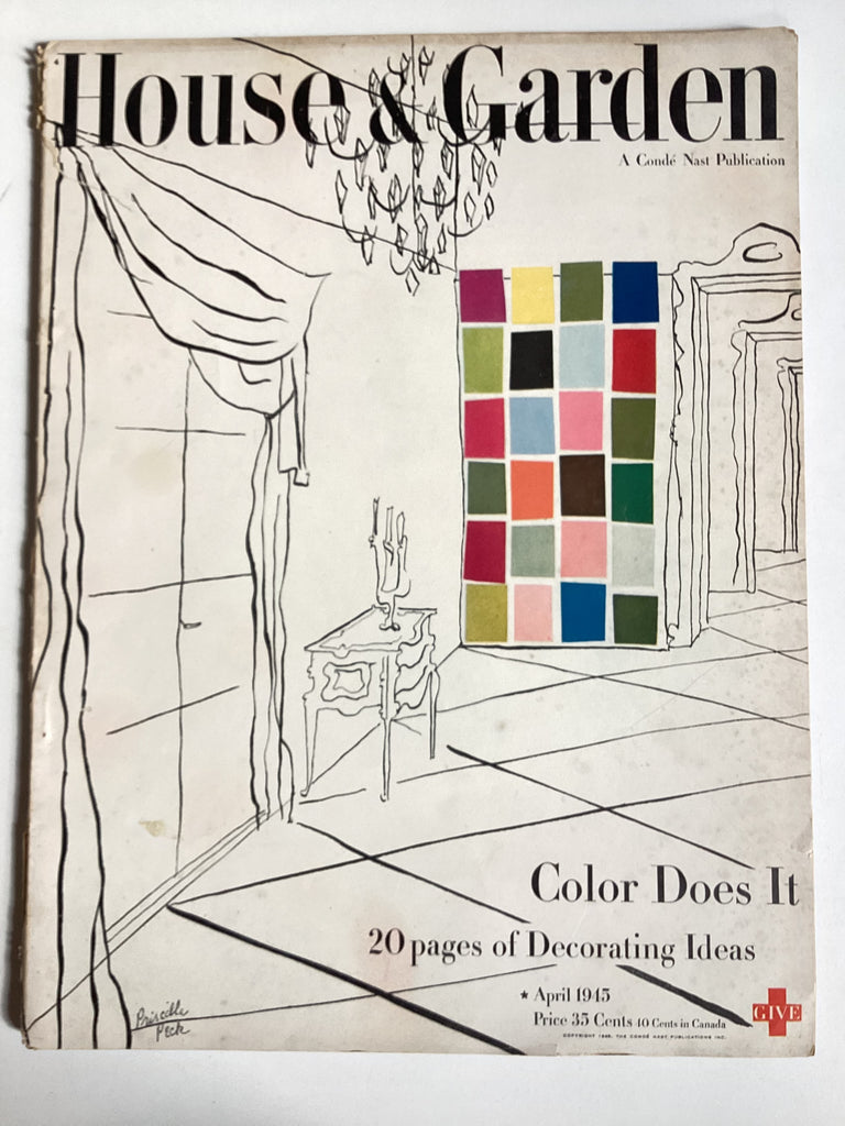 House & Garden magazine April 1945