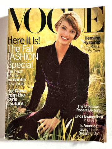 Vogue Magazine September 1993 linda evangelista