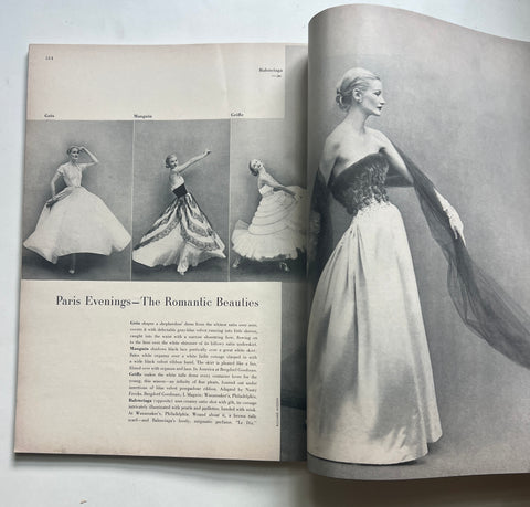 【超貴重】ファッション雑誌_HARPER'S Bazaar （洋書）1954年版 Harper's Bazaar October 1954 – High Valley Books